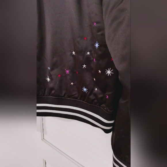 Vintage Y2K VANS Lynx Satin & Quilted Bomber Jacket. - Picture 8 of 15